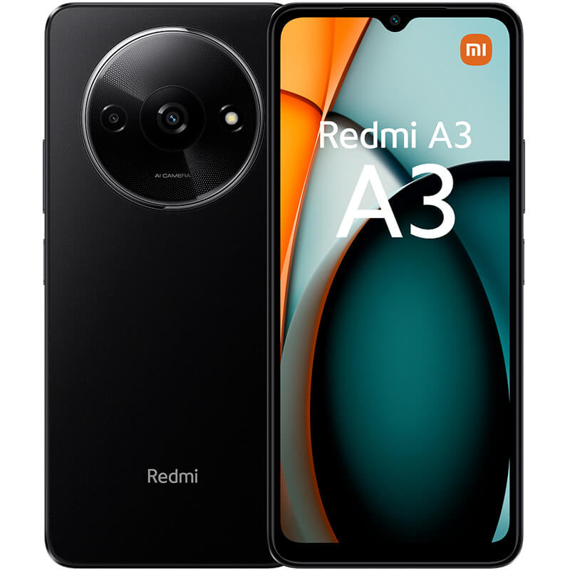 XIAOMI Redmi A3 Smartphone (6.71'' - 4 GB - 128 GB - Black)